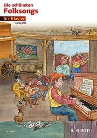 Die schönsten Folksongs, für Klavier