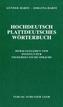 Hochdeutsch - plattdeutsches Wörterbuch