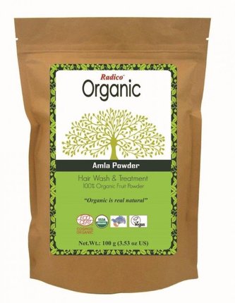 Radico Práškový kondicionér BIO (100 g) - Amla - kondicionér a kúra v jednom