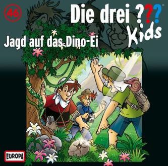 Die drei Fragezeichen-Kids: Jagd auf das Dino-Ei, Audio-CD