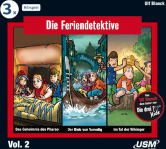 Die Feriendetektive 3-er Hörbox 2, 3 Audio-CDs. Box.2