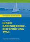 Uwe Johnson 'Ingrid Babendererde. Reifeprüfung 1953'