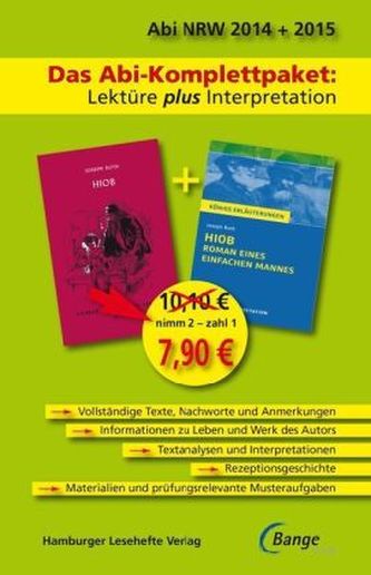 Das Abi-Komplettpaket: Lektüre plus Interpretation - Hiob. Roman eines einfachen Mannes