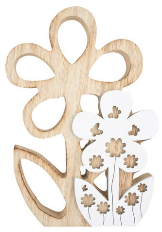 Kytička dřevěná na postavení 18cm