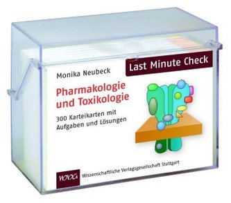 Pharmakologie und Toxikologie, Karteikarten