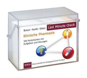 Klinische Pharmazie, Karteikarten