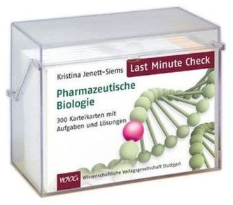 Pharmazeutische Biologie, Karteikarten