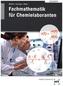 Fachmathematik für Chemielaboranten, Lösungen
