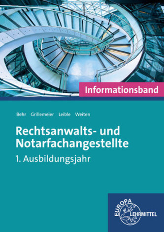 Rechtsanwalts- und Notarfachangestellte, 1. Ausbildungsjahr, Informationsband