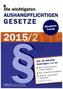 Die wichtigsten aushangpflichtigen Gesetze 2015 / 2. Tl.1