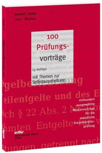 100 Prüfungsvorträge