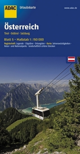 ADAC UrlaubsKarte Österreich - Tirol, Osttirol, Salzburg