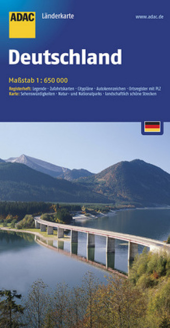 ADAC Karte Deutschland, 1 : 650.000