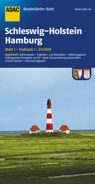 ADAC Karte Schleswig-Holstein, Hamburg
