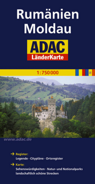 ADAC Karte Rumänien, Moldau