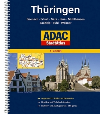 ADAC StadtAtlas Thüringen