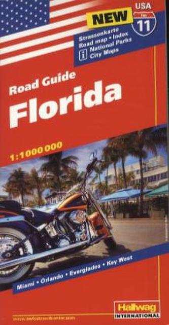 Hallwag USA Road Guide Florida