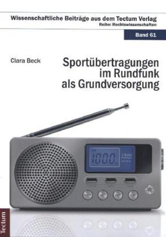 Sportübertragungen im Rundfunk als Grundversorgung