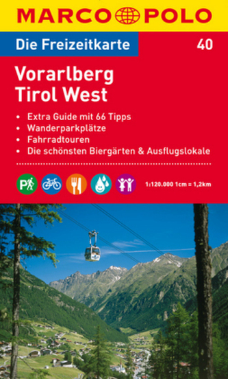 Die Freizeitkarte Vorarlberg, Tirol West
