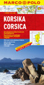 Marco Polo Karte Korsika. Corsica. Corse