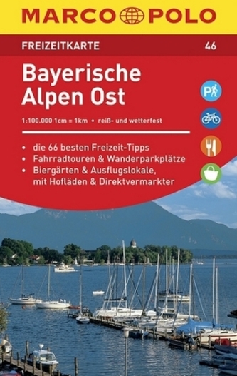 MARCO POLO Freizeitkarte Bayerische Alpen Ost 1:100 000