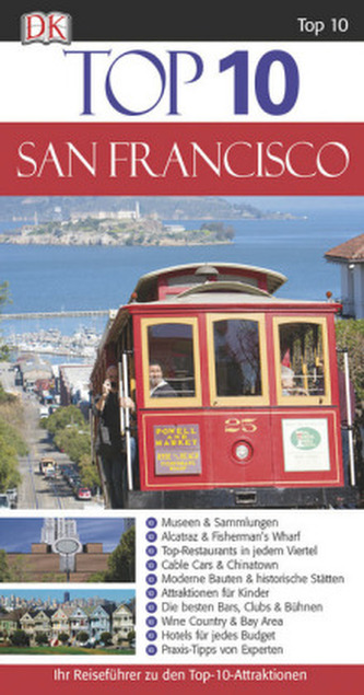 Top 10 San Francisco, m. 1 Karte