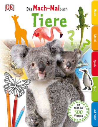 Das Mach-Malbuch. Tiere