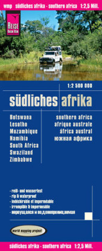 World Mapping Project Südliches Afrika. Southern Africa. Afrique australe; Africa austral