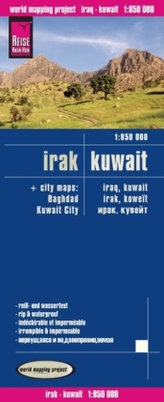 World Mapping Project Reise Know-How Landkarte Irak, Kuwait (1:850.000). Iraq, Kuwait / Irak, Koweit