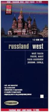 World Mapping Project Reise Know-How Landkarte Russland West (1:2.000.000). West Russia / Russie, ouest / Rusia occidental