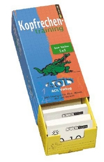 Kopfrechentraining, Das kleine 1 x 1, m. Lernbox