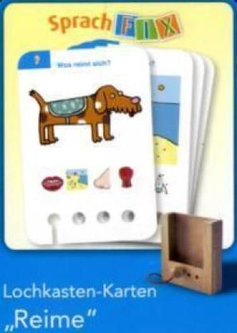 Startpaket Lochkasten Grundgerät + Lochkastenkarten 'Reime'