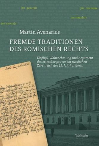 Fremde Traditionen des römischen Rechts