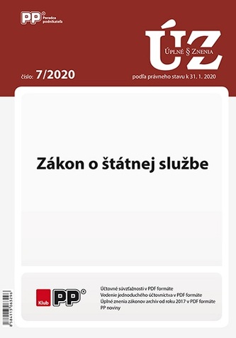 UZZ 7/2020 Zákon o štátnej službe