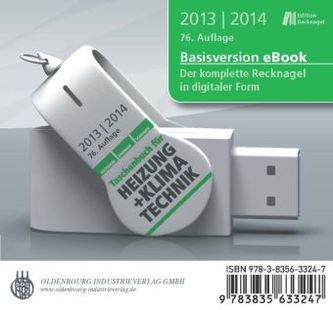 Taschenbuch für Heizung + Klimatechnik 2013/2014, USB-Stick