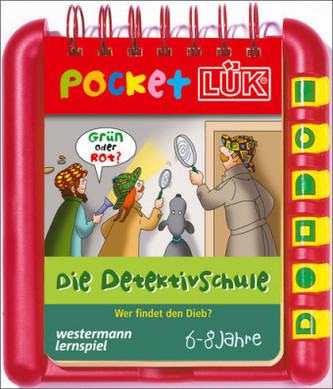Die Detektivschule: Wer findet den Dieb, Kontrollgerät mit Spiralbuchblock