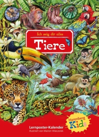 Ich zeig dir alles, Tiere, Lernposter-Kalender