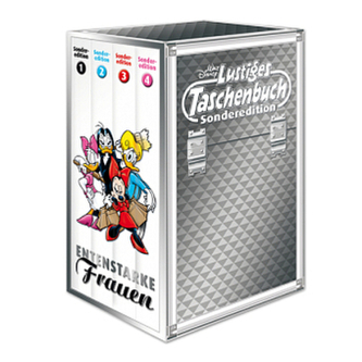 Lustiges Taschenbuch, Sonderedition - Entenstarke Frauen, 4 Bde.