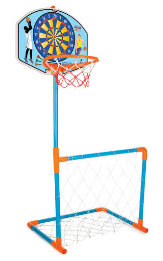 Sada fotbalová branka  + koš na basketbal 2v1