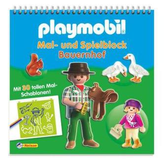 Playmobil Mal- und Spielblock Bauernhof