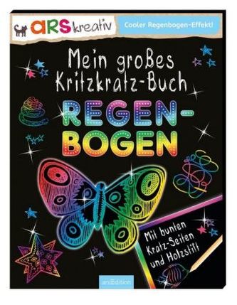 Mein großes Kritzkratz-Buch Regenbogen