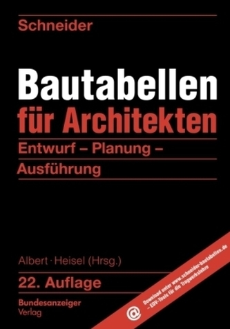 Schneider - Bautabellen für Architekten