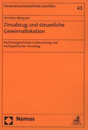 Zinsabzug und steuerliche Gewinnallokation