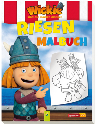 Riesenmalbuch Wicki und die starken Männer