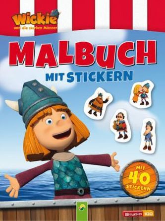Wickie und die starken Männer - Malbuch mit Stickern