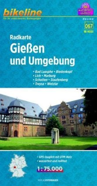 Bikeline Radkarte Gießen und Umgebung