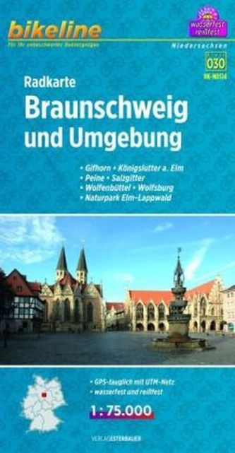 Bikeline Radkarte Braunschweig und Umgebung