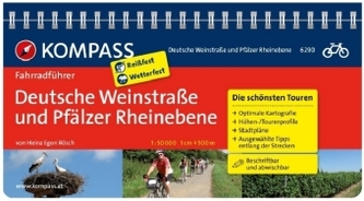 Kompass Fahrradführer Deutsche Weinstraße und Pfälzer Rheinebene