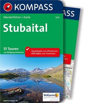 Kompass Wanderführer Stubaital