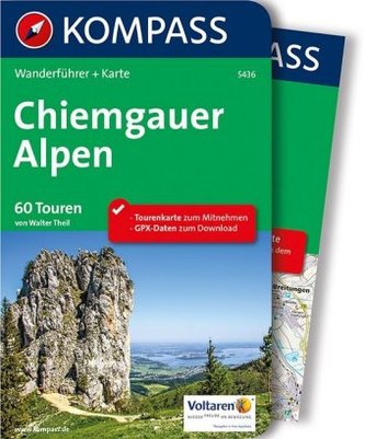 Kompass Wanderführer Chiemgauer Alpen